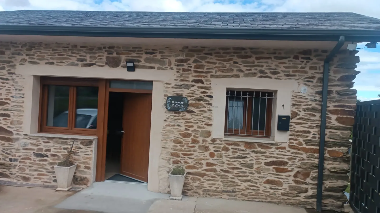 Fachada de la casa