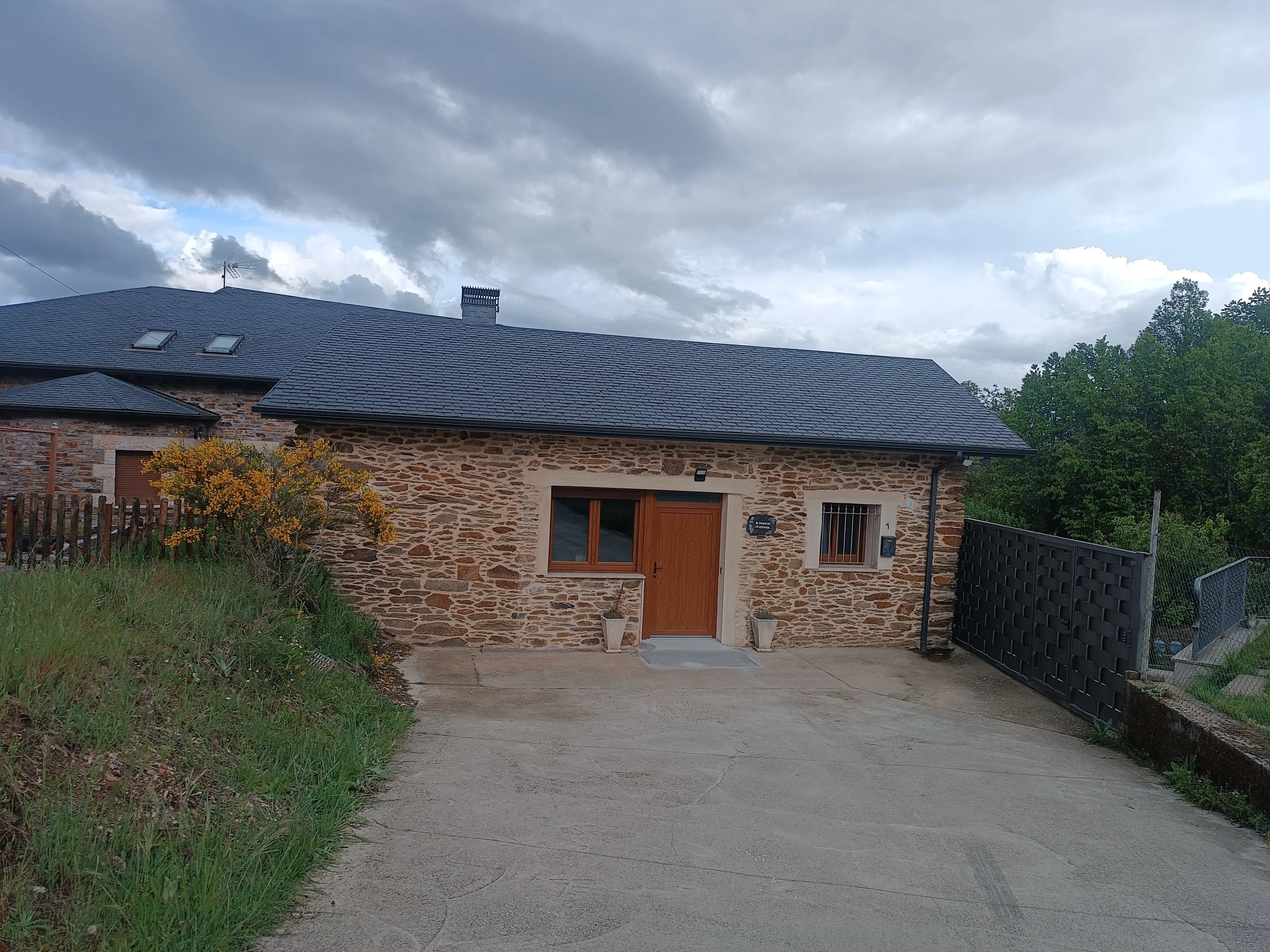 Fachada de la casa